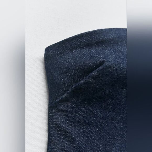 Zara ZW THE DENIM DRESS - Picture 9 of 13